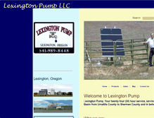 Tablet Screenshot of lexingtonpump.com